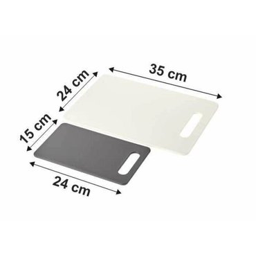 Набор досок Delinia 24x35x12см24x15x12 см пластик цвет серыйбелый 2 шт 1163₽