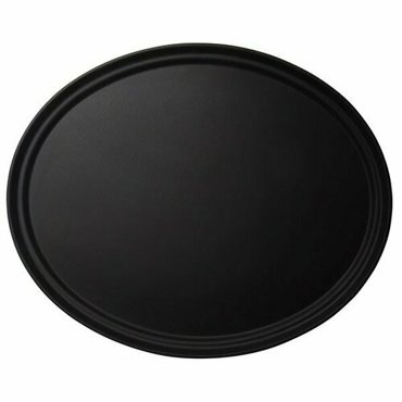 Поднос овальный прорезиненный 56х68 см черный CAMBRO 4080111 9130₽