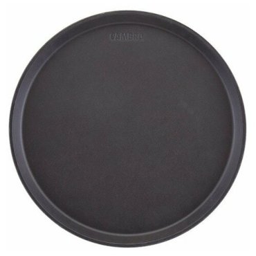 Поднос прорезиненный черный d 26 см CAMBRO 4080126 2856₽