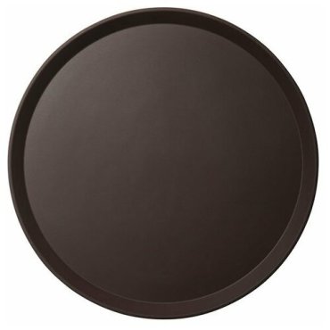Поднос прорезиненный коричневый d355 см CAMBRO 4080108 4568₽