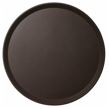 Поднос прорезиненный коричневый d 355 см CAMBRO 4080108 3755₽