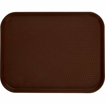 Поднос прямоугольный для Фаст Фуд Cambro 457х355х20мм полипропилен коричневый 1722₽