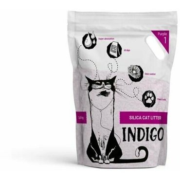 INDIGO силикагелевый наполнитель для кошачьих туалетов Purple 5 л 388₽