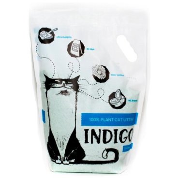 Комкующийся наполнитель INDIGO с ароматом зеленого чая 6л 1 шт 970₽