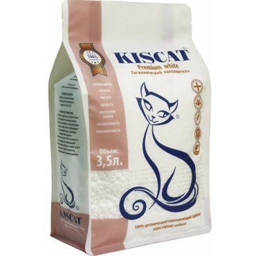 Kiscat Наполнитель для кошачьего туалета впитывающий полигелевый Premium 35 л 582₽