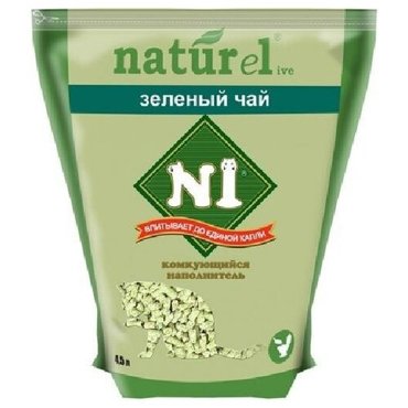 N1 Комкующийся древесный гималайский кедр наполнитель Naturel Зеленый чай на 175 л 7 кг 35915 2 шт 6144₽