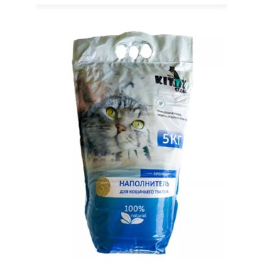 Наполнитель бентонитовый комкующийся Kitty Clean 5 кг 186₽