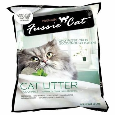 Наполнитель для кошачьего туалета Fussie Cat комкующийся 10 л 1010₽