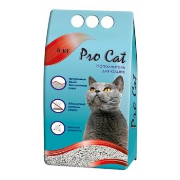 Комкующийся наполнитель Pro Cat Lavanda 6кг 1630₽