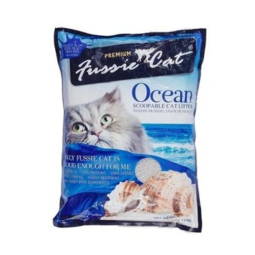 Наполнитель для кошек Fussie Cat Морской комкующийся 10 л 1138₽