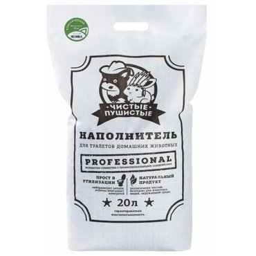 Наполнитель для туалета Чистые и Пушистые Классический 20 л 799₽
