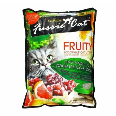 Наполнитель Fussie Cat Фруктовый 10л комкующийся 1423₽