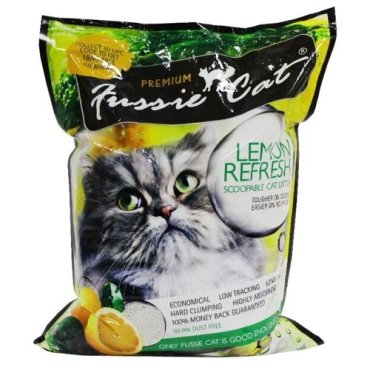 Комкующийся наполнитель Fussie Cat Лимон 5л 1095₽
