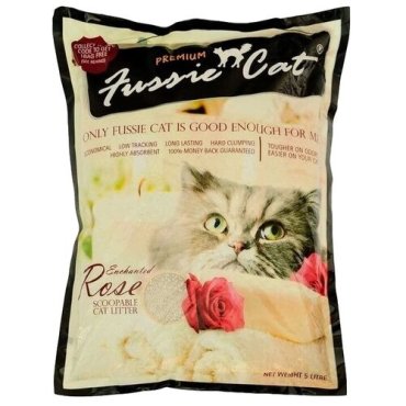 Комкующийся наполнитель Fussie Cat Роза 5л 717₽