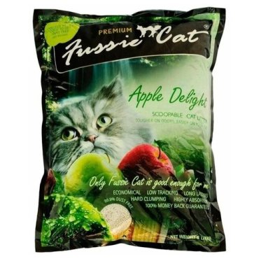 Наполнитель Fussie Cat Яблоко 5л комкующийся 760₽