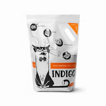 Комкующийся наполнитель INDIGO Carbon 4кг 1 шт 1650₽