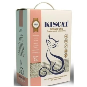 Наполнитель Sima-land полигелевый Kiscat Premium White 7 л 9185930 2149₽