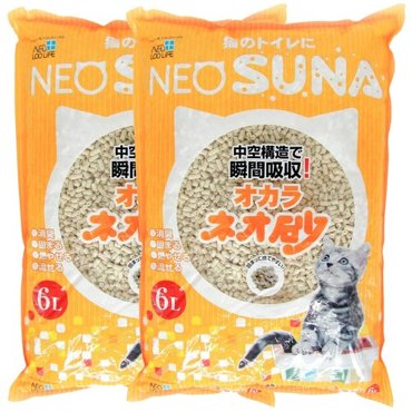 Neo Loo Life Neo Suna наполнитель комкующийся для туалета кошек с интенсивной защитой от запаха на основе соевых бобов 6 6 л 2207₽
