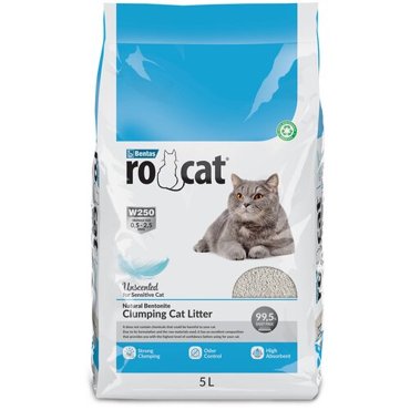 Ro Cat комкующийся наполнитель для кошек без пыли натуральный - 15 л 1275 кг 998₽