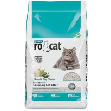 Ro Cat комкующийся наполнитель с ароматом без пыли марсельского мыла пакет 425 кг 1030₽