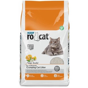 RO CAT ORANGE наполнитель комкующийся для туалета кошек с ароматом апельсина 5 л 480₽