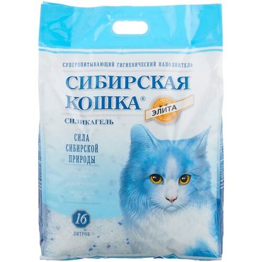 Впитывающий наполнитель Сибирская кошка Элитный 16л 1884₽