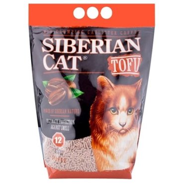 Комкующийся наполнитель Сибирская кошка TOFU Кофе 12л 1 шт 1995₽