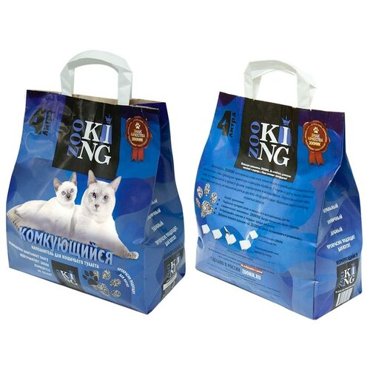 ZooKing Наполнитель для кошачьего туалета Комкующийся 4Л 205₽
