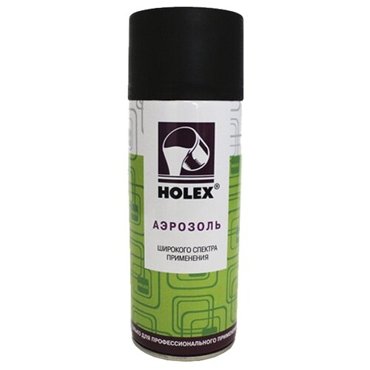 Эмаль Holex универсальная черный матовая 520 мл 1 шт 360₽