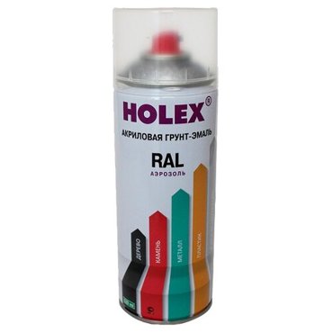 HOLEX HAS-4348 Краска аэрозольная Holex RAL8017 шоколадно-коричневая 520 мл 549₽