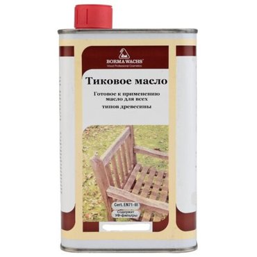Масло тиковое тара 1л цв 12054 палисандр шт 4078₽