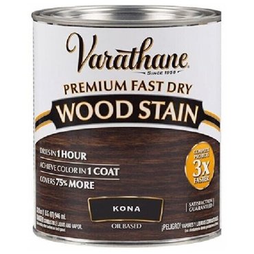 Varathane Premium Fast Dry Wood Stain тонирующее прозрачное масло для дерева кофе 0946 л 2997₽