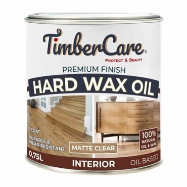 Защитное масло с твердым воском TimberCare Hard Wax Oil 750 мл Прозрачный Матовый 350052 3506₽