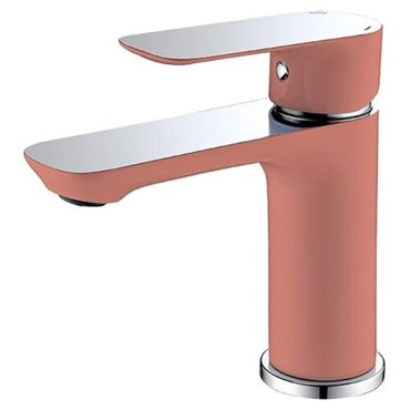 Смеситель для раковины умывальника Triton Панама 14801 Color коралловый 3350₽