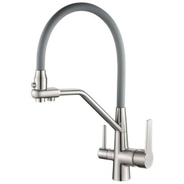 Смеситель для кухни Felice 1415 SG satinato grigio 15363₽