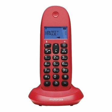 Dect телефон Motorola C1001LB красный 2835₽