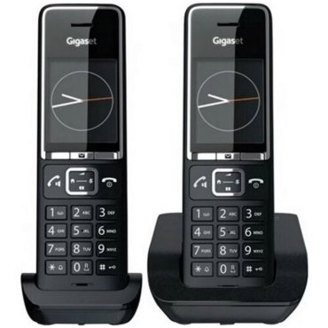 Радиотелефон DECT с двумя трубками Gigaset Comfort 550 DUO RUS Black 16625₽