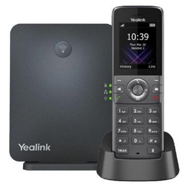 YEALINK DECT-трубка Yealink W73P DECT база W70Bтрубка W73H до 10 SIP-аккаунтов до 10 трубок на базу до 20 одноврем Вызовов W73P 17962₽