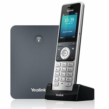YEALINK DECT-трубка Yealink W76P DECT база W70Bтрубка W56H до 10 SIP-аккаунтов трубок на базу 20 одноврем Вызовов 17107₽