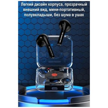 Еспроводные наушники Bluetooth 52 TWS HiFi беспроводные наушники с микрофоном 300 мАч стереонаушники-вкладыши 1690₽
