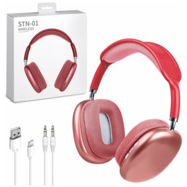 Беспроводные Bluetooth наушники STN-01 красные с поддержкой карты памяти 1990₽