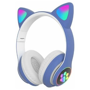 Беспроводные детские Bluetooth наушники со светящимися кошачьими ушками STN-28 949₽