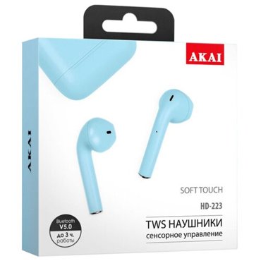 Беспроводные наушники AKAI HD-223SP розовые 790₽
