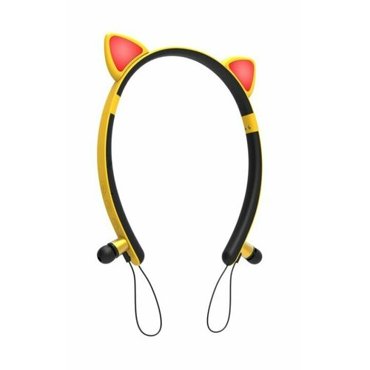 Беспроводные наушники кошачьи ушки CAT EAR ZW-29 желтые 749₽