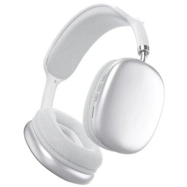 Беспроводные наушники Max Bluetooth Aux накладные Полноразмерные с микрофоном Серые 1300₽