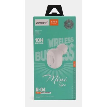 Bluetooth-Гарнитура Miny TypeN-04Bluetooth 51чистый звукмикрофондля прослушивания музыкибелый 899₽