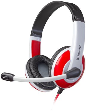 Проводные наушники Defender Warhead G-120 Global красныйбелый 695₽