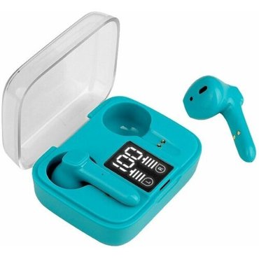 Гарнитура Bluetooth KW15 True Wireless Earbuds In Ear Studio бирюзовый 1599₽