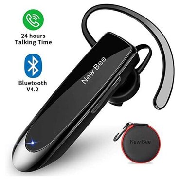 Гарнитура bluetooth NEW BEE кейс и дополнительный наушник в комплекте 1990₽