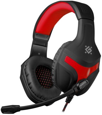 Наушники беспроводные Defender FreeMotion B400 черный микрофон LED BT 1725₽